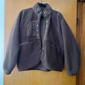 Women’s Brown Fleece Jacket